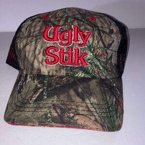 Ugly Stik‎ Camo Mesh Hat Velcro Back